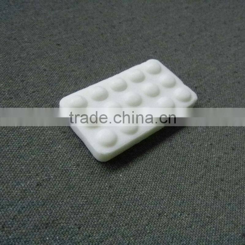 plastic bag wrapped soap