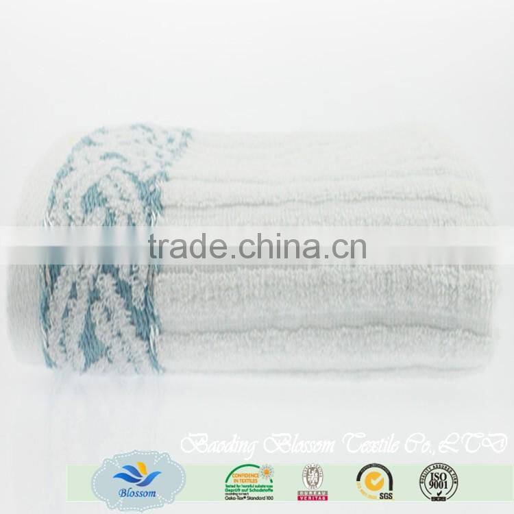 high quality jacquard quick-dry bamboo fabric hand towels