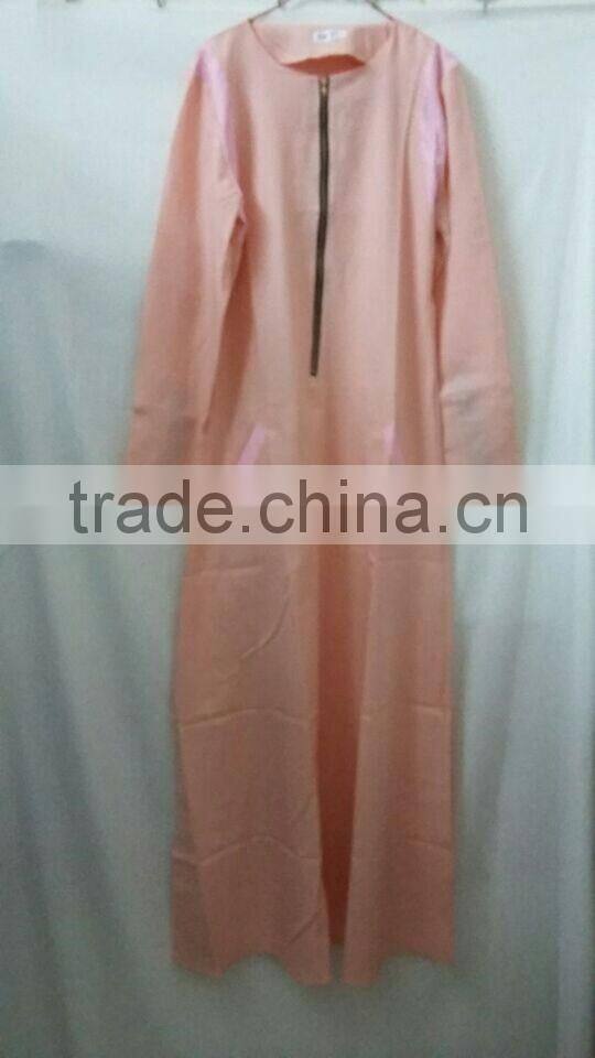 6 color chiffon muslim dress/ oyid six color muslim islamic fashionable abaya kaftan dresses/fancy dl islamic muslim dress