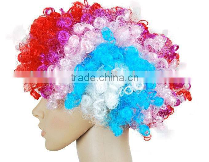 Rio de Janeiro Wigs,2014 World Cup Brazilian Wigs,Cheap Wigs Dubaa Fashion,Multi Directional Fan