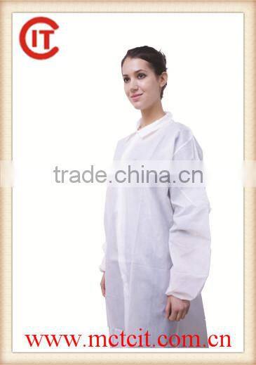 New design white lab coat with great price