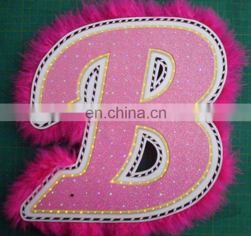 china craft wall art decoration with led light
