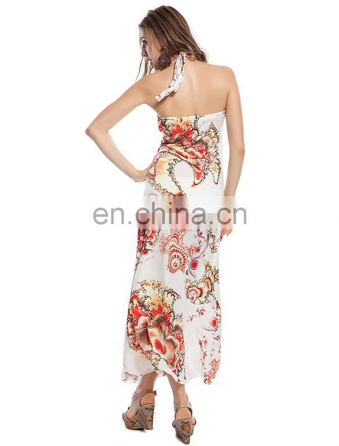 Fashion ladies elegant sleeveless long style dresses