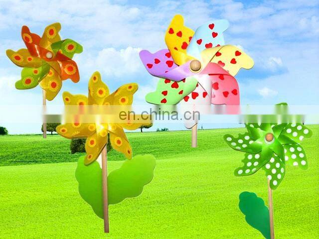 New colorful plastic windmill toys customer LOGO windmll toys