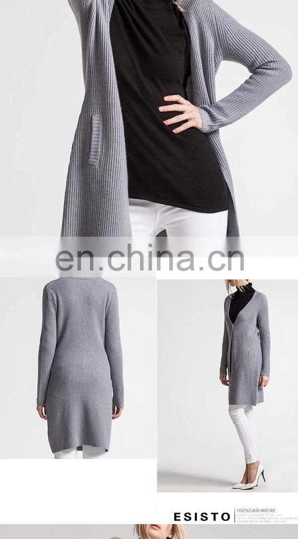 2014 New Design cashmere sweater coat