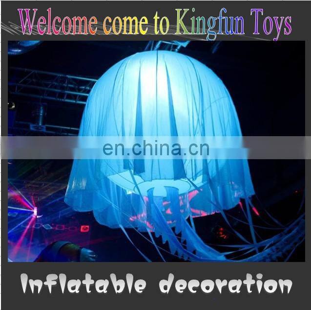 1.5M inflatable jellyfish with LED lights