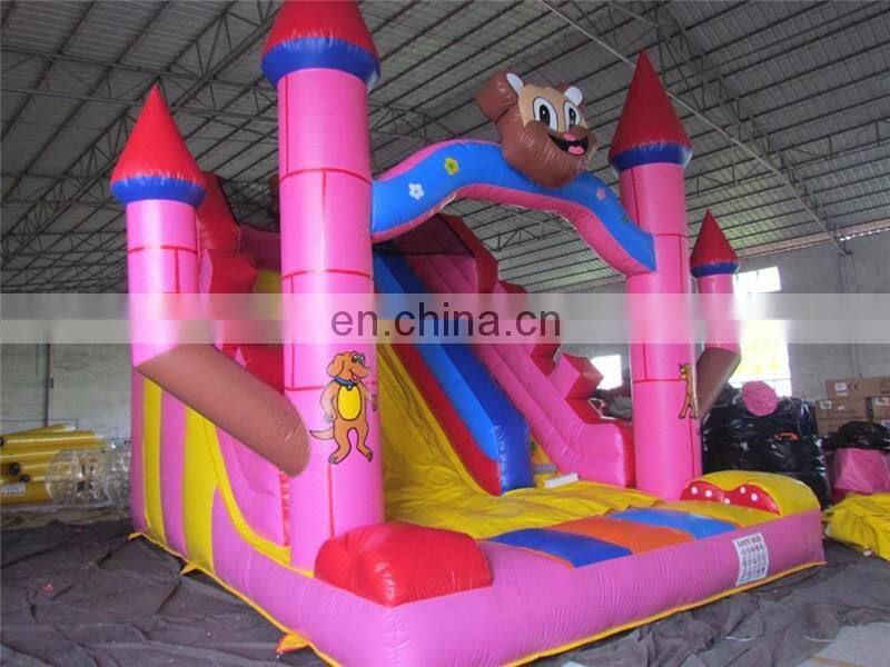 Commercial inflatable bouncy castle with water slide tobogan inflable castillos inflables TOP quality