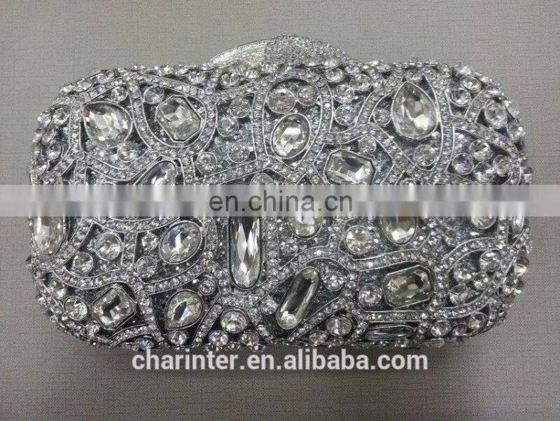latest design crystal evening clutch purse(BOG71-3)