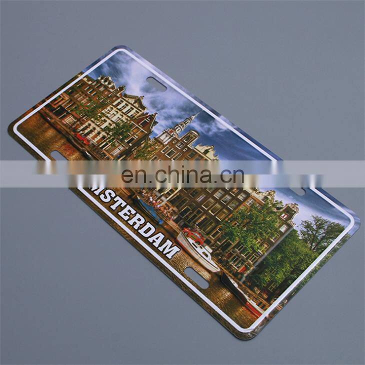 Wholesale OEM Items Fashional Decoration Use Custom Metal Stainless Steel Motorcycle Number Plate