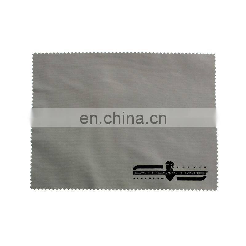 custom-making printed quality blue microfiber suede cleaner