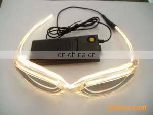 el wire strobe glasses