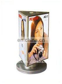 Hot Sell Three Sided Rotating Light Box, Customize Logo