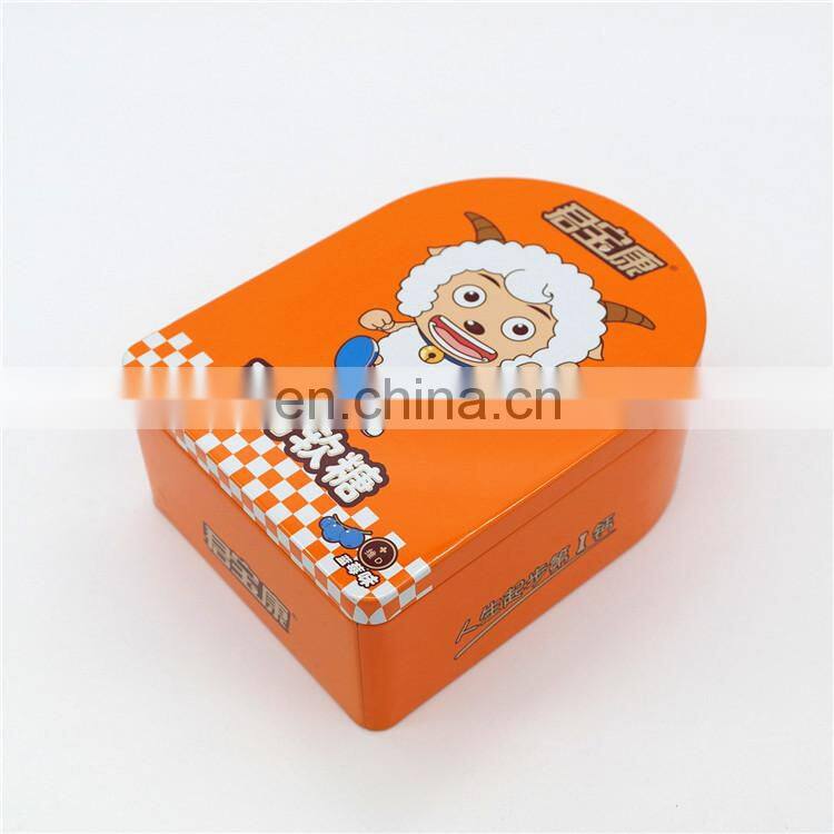 Tin can manufacturer supply tinplate metal tin candy box ,Irregular Tin Can