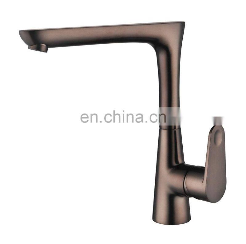 ORB finish beautiful copper deck mounted flexible single handle health faucet brass kitchen faucet