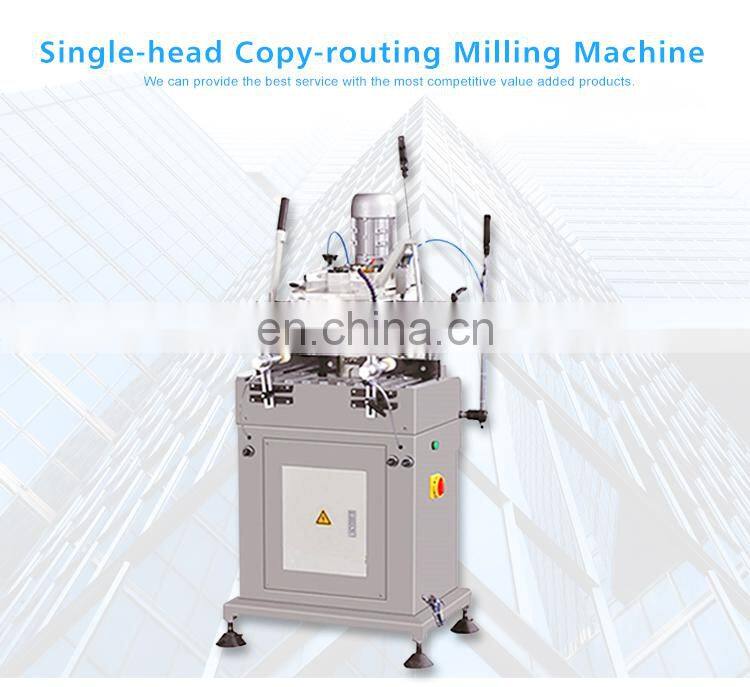Single head copy routing milling machine for making Window blind