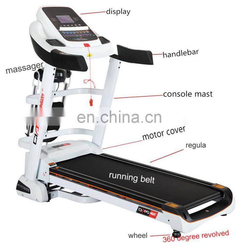 Fashion style body building running machine fitness treadmill