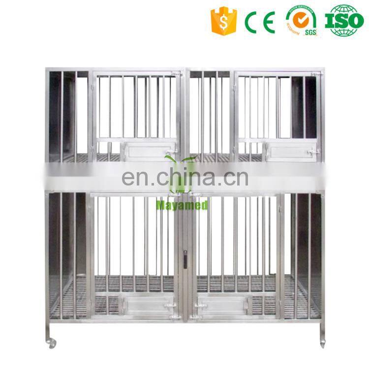 MY-W015 Hot sale veterinary equipment vet cage made of stainless steel