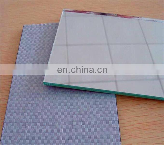 3mm 4mm 5mm 6mm Safety Mirror Glass With Vinyl Film Back CAT II