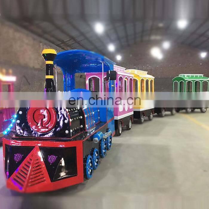 amusement park electric equipment ride trackless tourist train