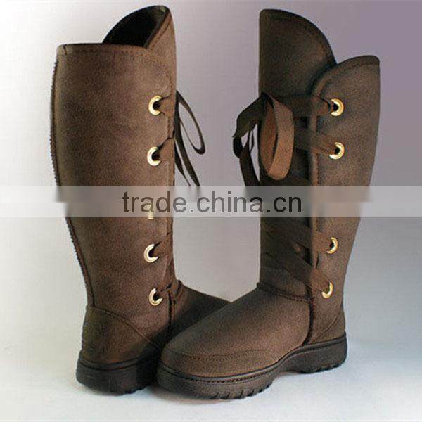 High Quality Red Leather Over Knee 2014 New Model Boots Girl and Animals Sex Funky