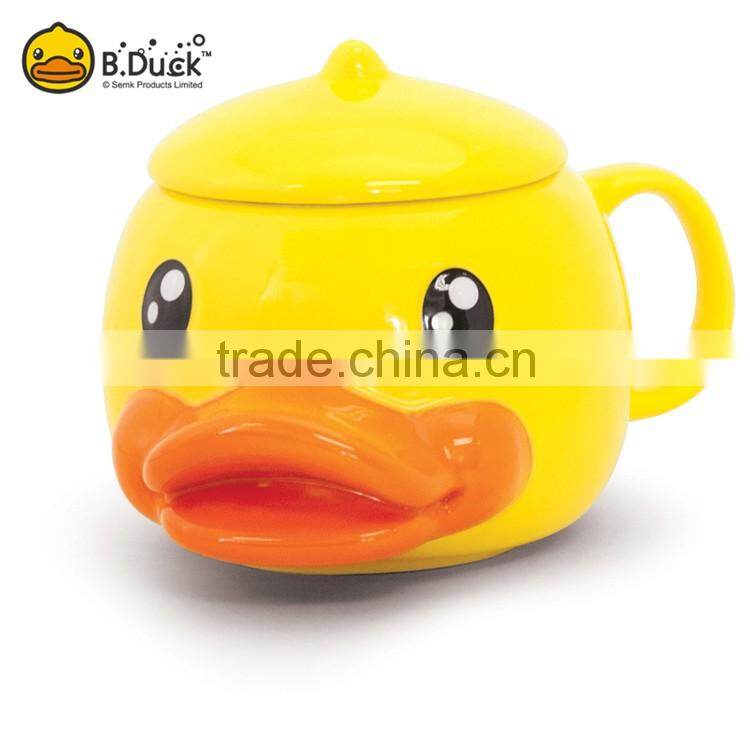 Boutique birthday gifts for girlfriend duck 3d animal mug from China