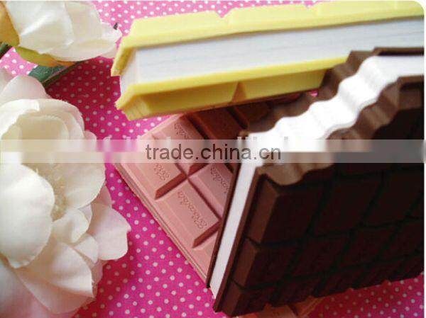 Silicone chocolate notebook,diary,journal