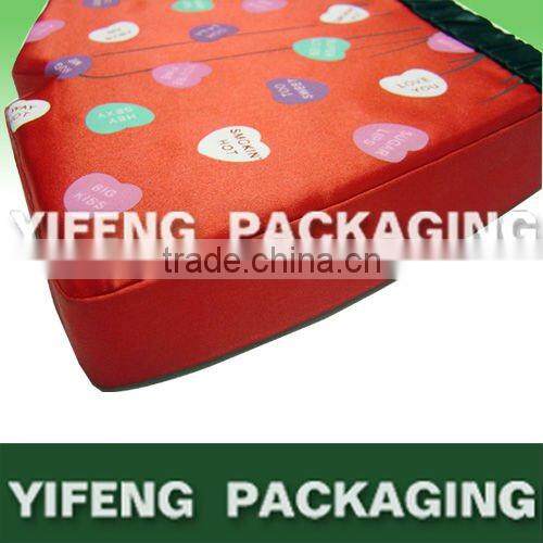 high end cloth shorts shaped fabric gift box