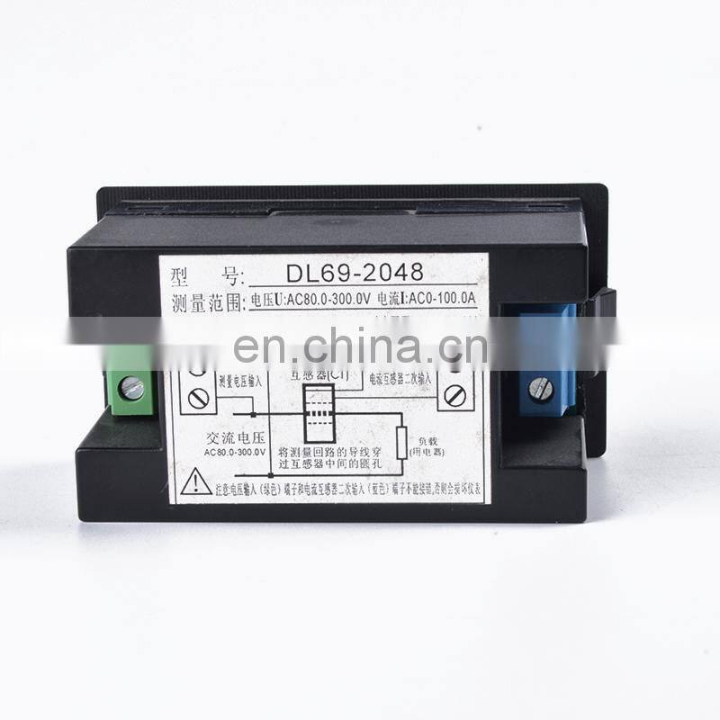 Power Meter DL69-2048 Multifunctional AC Voltmeter Ammeter Voltage Current Meter AC 80-300V Measure Tools Energy Meters