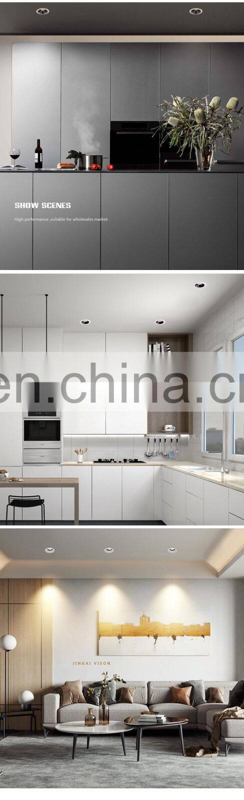 HUAYI New Design Home Checkroom Indoor Decoration Plastic Pure Aluminium Recessed Spot Light