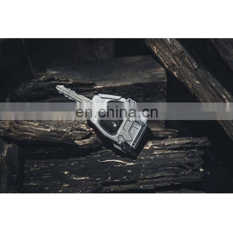 Maiker Offroad Auto grey aluminum alloy Key cover  for Jeep wrangler JK 4x4 Car Accessories