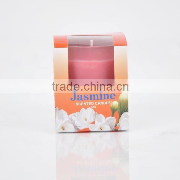 100g Scented Candle glass candle Jar ,Home Decorative wax candle jar SA-2028