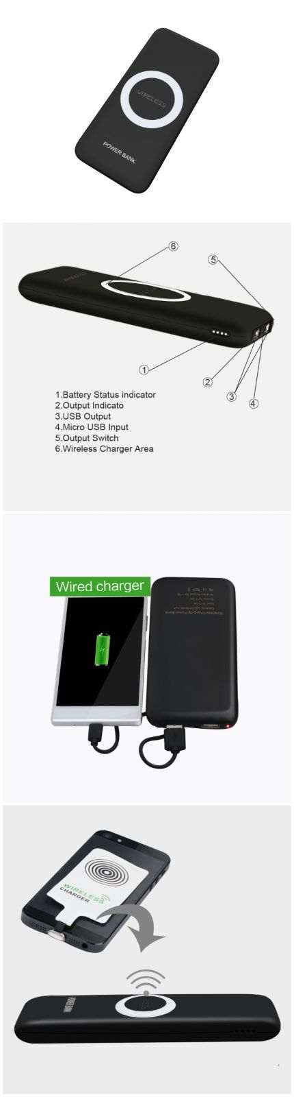 Super Slim power bank 12000mah price