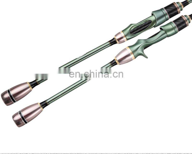 JOHNCOO1.68m 1.8m 1.98m 2.1m Spinning Fishing rod 2 Tips L ML Casting Fishing Rod Fast Action 2-10g Light Weight Rods