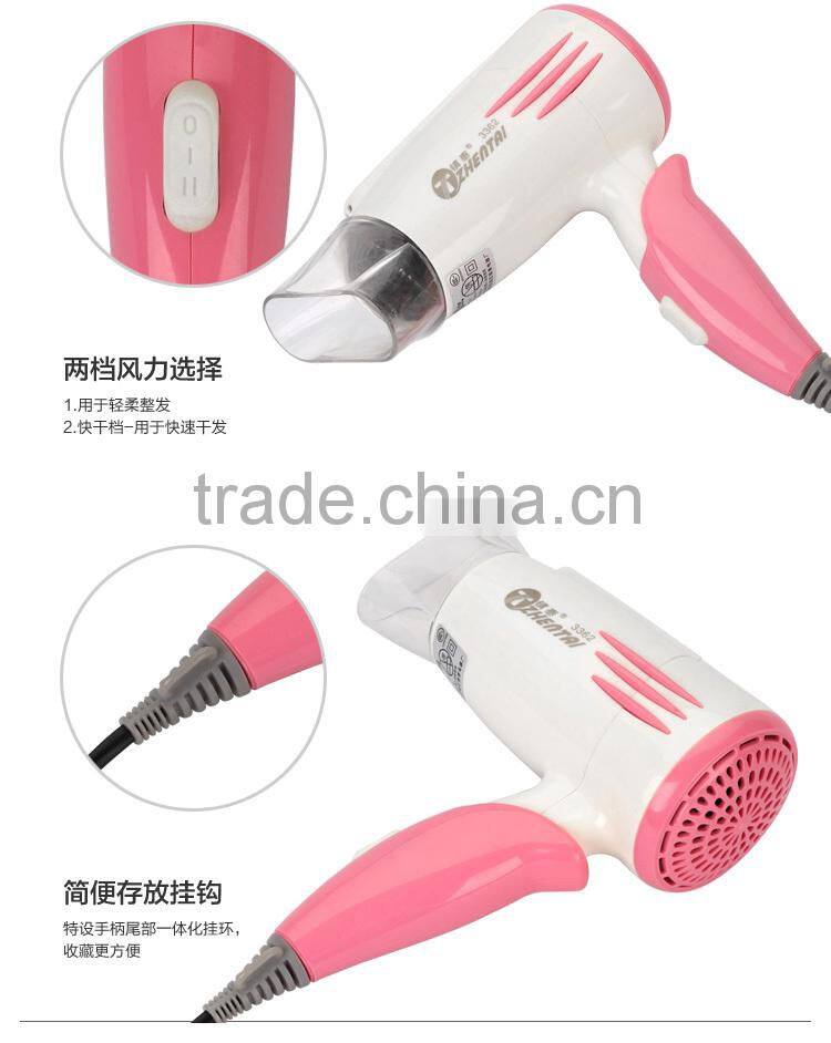 Low price Hair drier ,Alibaba China supplier ,Portable Travel Hair Dryer Folding Hand Dryer