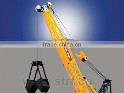 Wire control caterpillar yellow color toy crane with grab