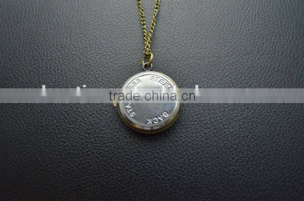 Alibaba in Dubai retro coin pocket watch eagle/skeleton pattern coin watch