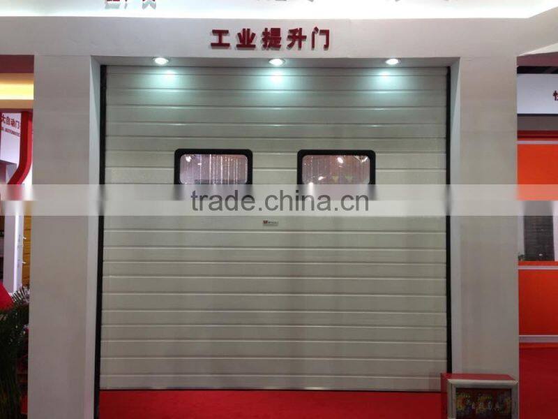Guangzhou remote sectional garage door, cheap garage door, garage door window kit