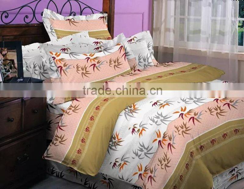 fashion design microfiber fabric bedding sheet set for home textile