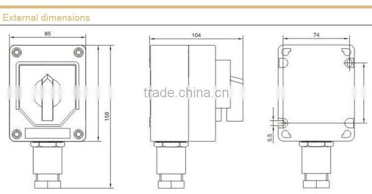 Explosion proof Lighting Switch