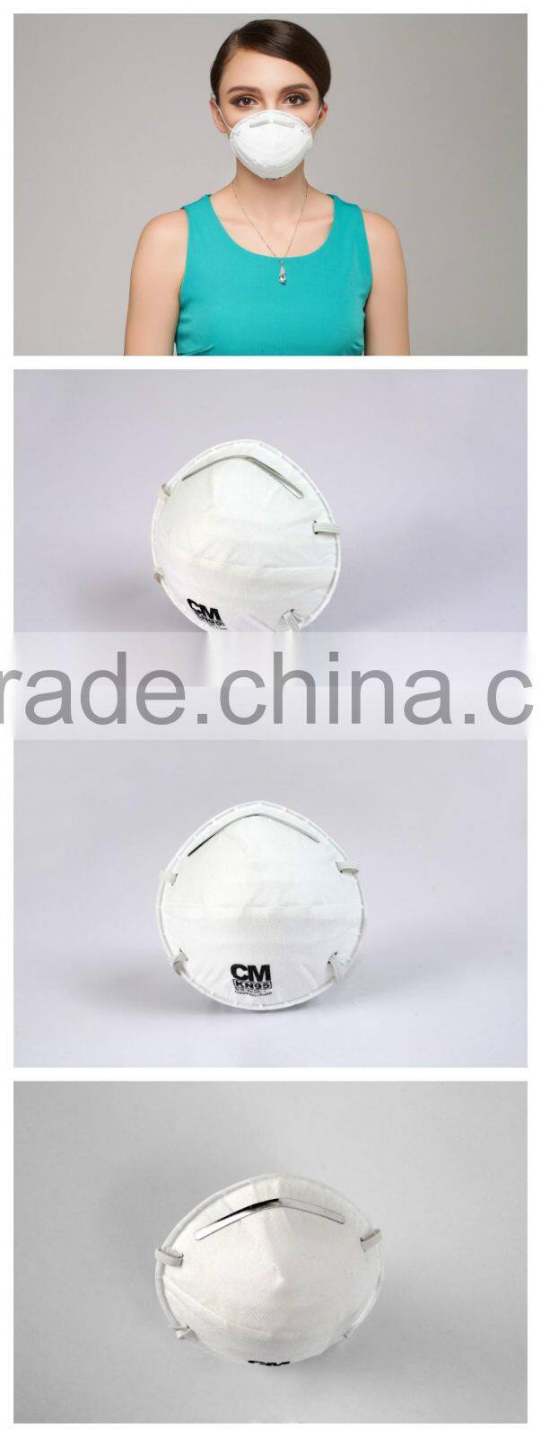 CM economical cup type non-woven fabric face mask with valve