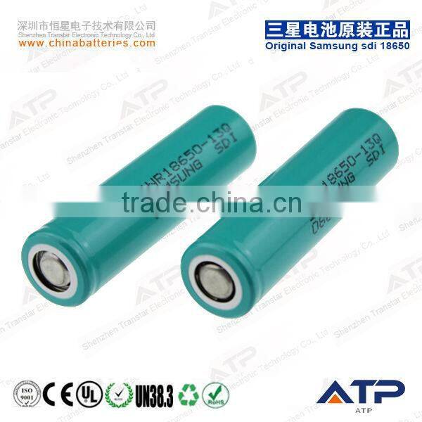 Rechargeable samsung inr18650-13q 1300mah li-ion battery