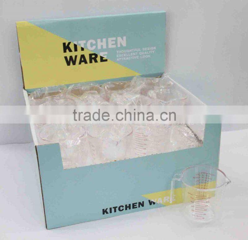 PS 300ML 600ML MEASURING/GRADUATED CUP WITH DISPLAY BOX
