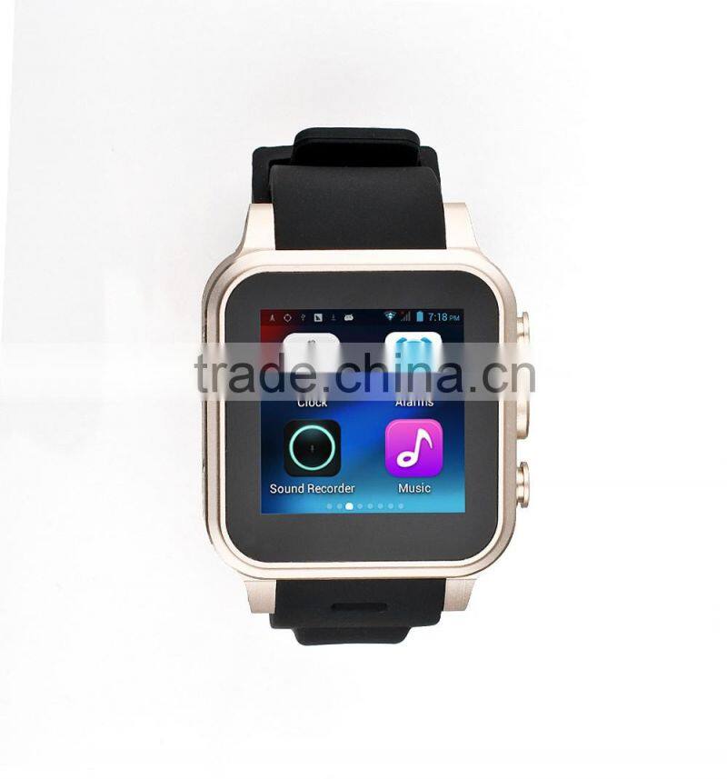 Top Android Smart watch phone with 3G WIFI GPS in 2015 smart watch 2015