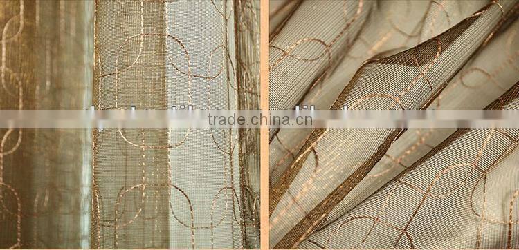 Fashion elegant top grade polyester embossing luxury wholesale curtain
