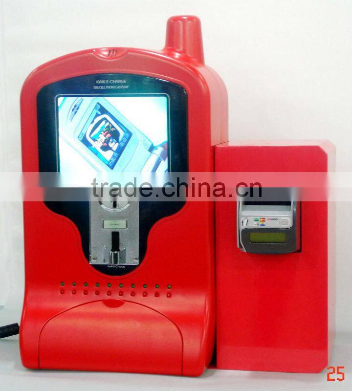 Three Payment Charge Kiosk for Mobile Phones