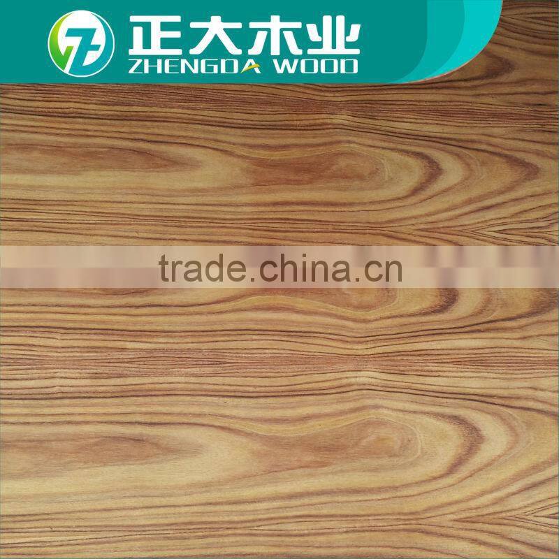 ZhengDa Engineered Wood Veneer Laminated MDF3d Boards