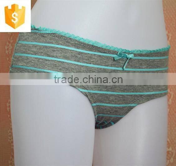 Hot selling young lady lovely cute underwear lingerie fashion design cotton lady underwear