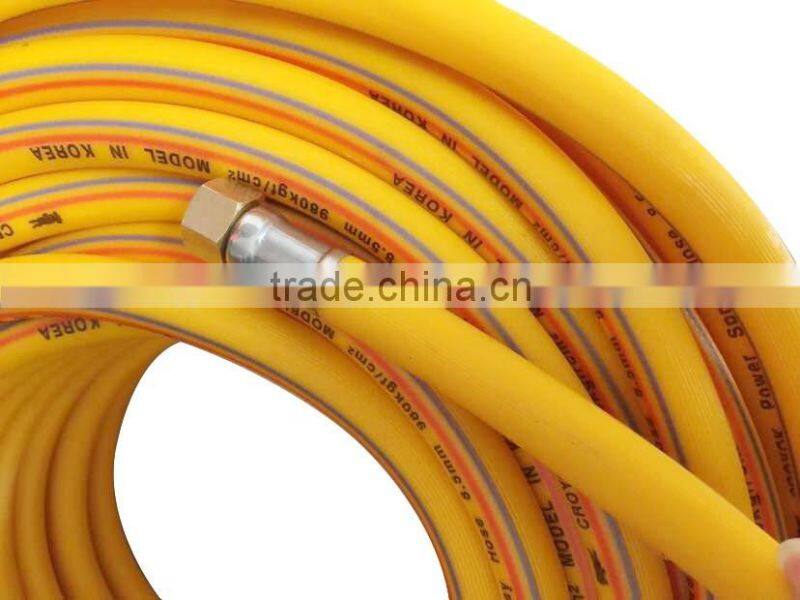 8.5mm Color thread red Braided expandable PVC hose
