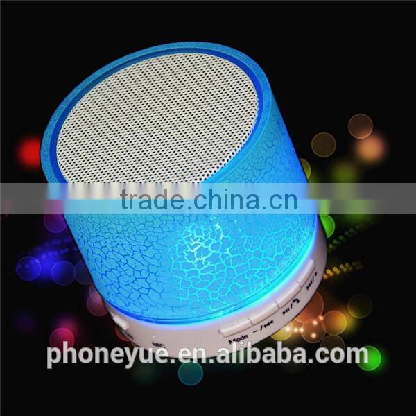 A9 handfree stereo music loudspeaker wireless bluetooth speaker with led light
