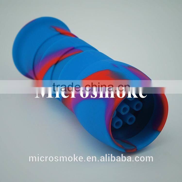 Different colors silicone cover glass hookah smoking accessories Silicone waterpipes glass cover for smoking wholesale in stock